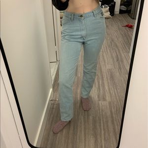 Vintage wrangler straight leg jeans sz 26